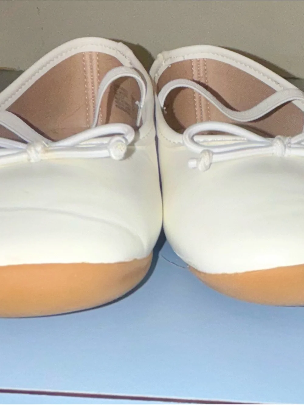 wonder nation White Mary Jane Ballet Flat with Bow